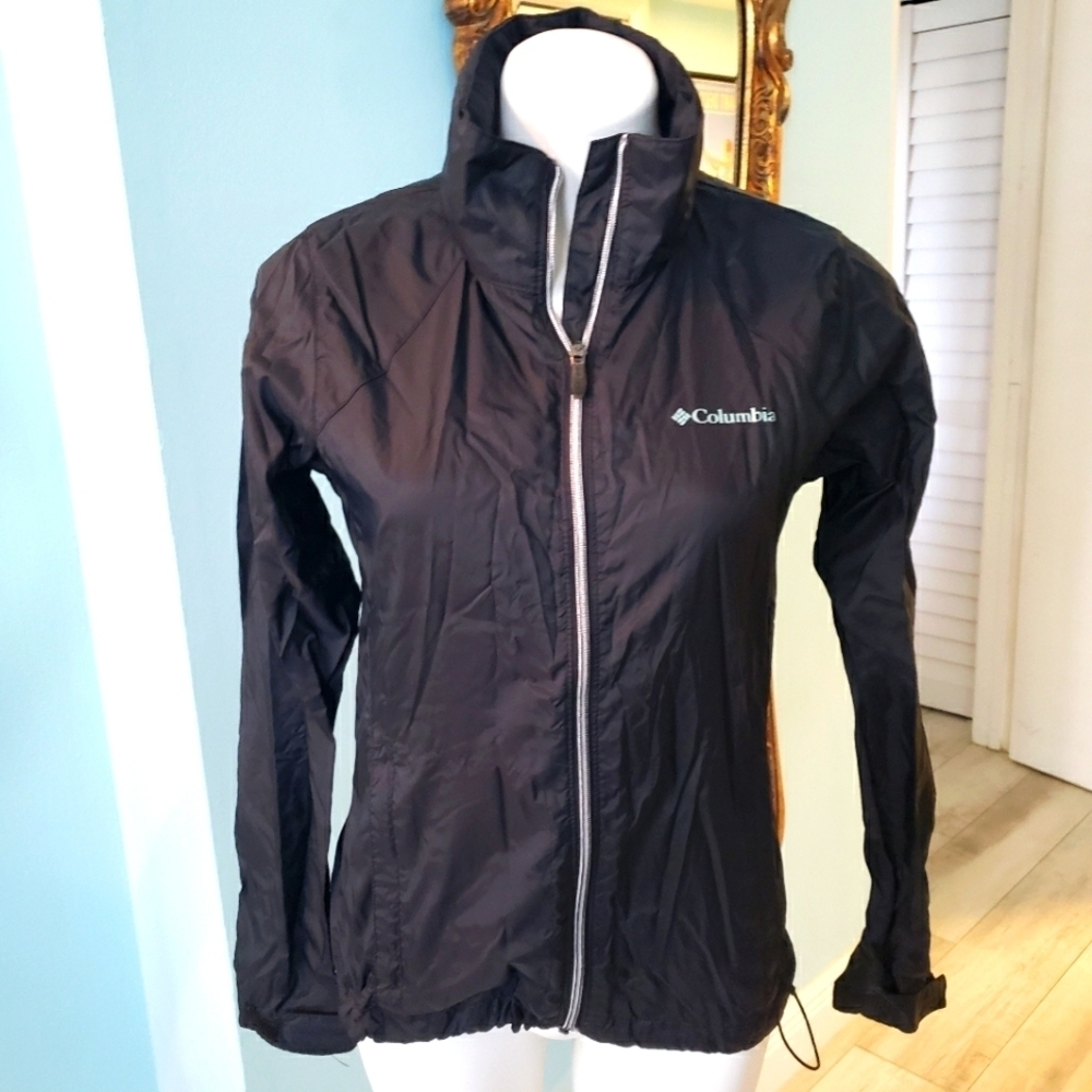 Columbia Black Windbreaker Jacket